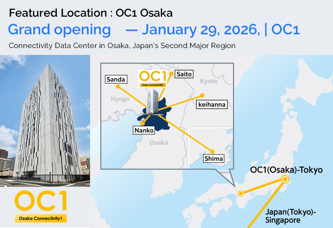 Featured Location : OC1 Osaka Grand opening — January 29, 2026, | OC1