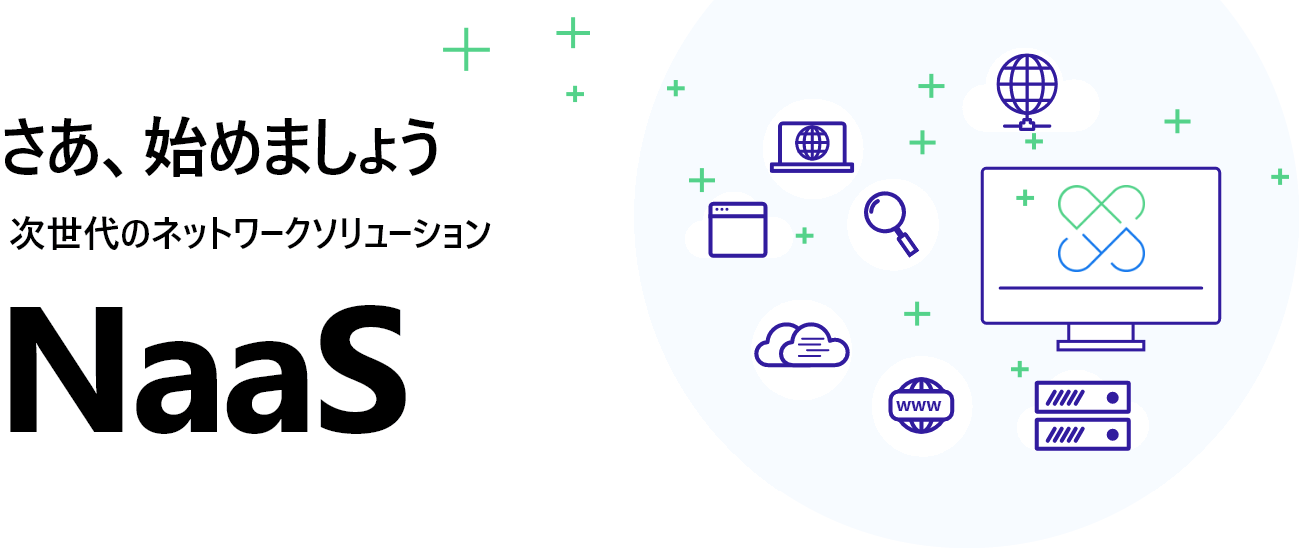 さあ、始めましょう。次世代のネットワークソリューション「NaaS」