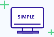 シンプルかつ直感的なユーザインターフェース（UI）